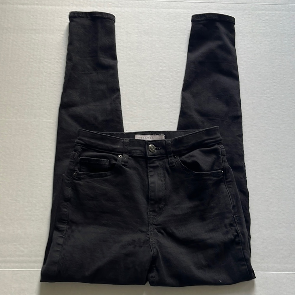 TOPSHOP Moto Jamie Black Skinny Jeans 25/30